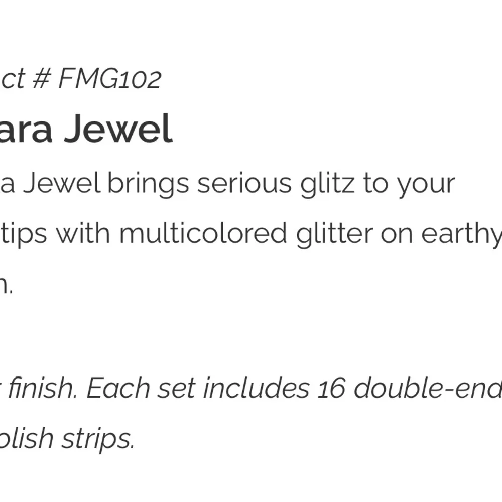 Color Street Nail Strips in Sahara Jewel Glitter (3 sets)
